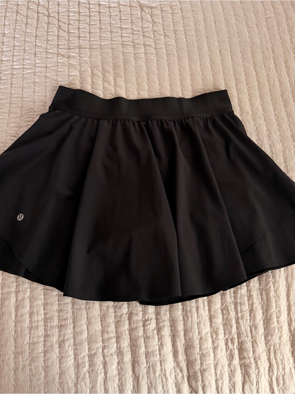 lululemon athletica Black Lululemon Court Rival High-Rise Skirt